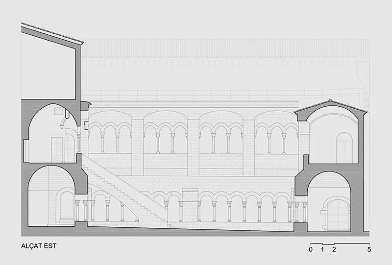 Restauració del claustre del Monestir de Sant Daniel