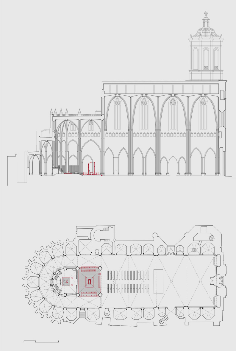 Ampliació i remodelació del presbiteri de la Catedral de Girona