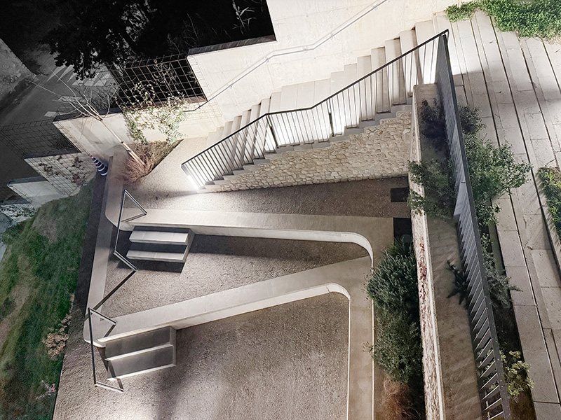 Connexió del carrer de Baix amb el Mirador