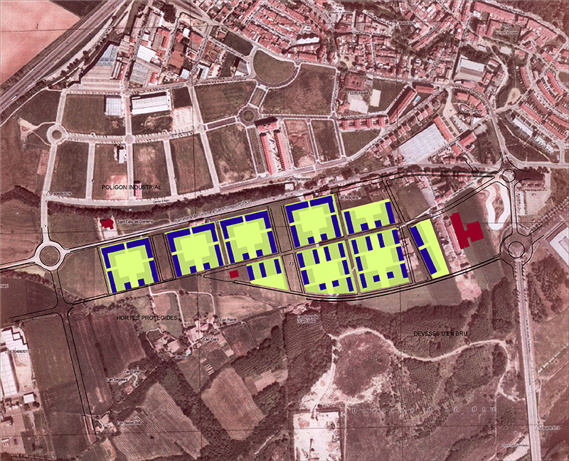 Estudi per al pla parcial urbanístic Sector Pla de Baix de Domeny